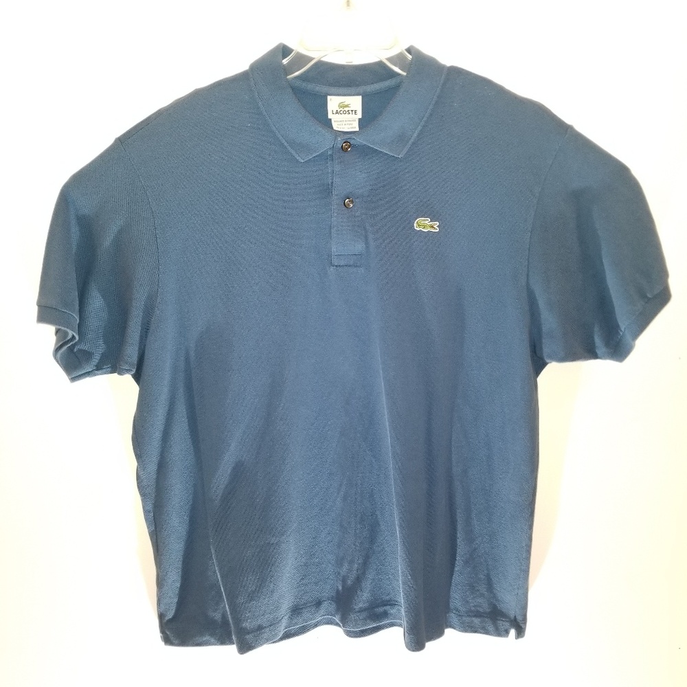 Men's LACOSTE Polo Rugby Shirt Shortsleeve sz 8 XX